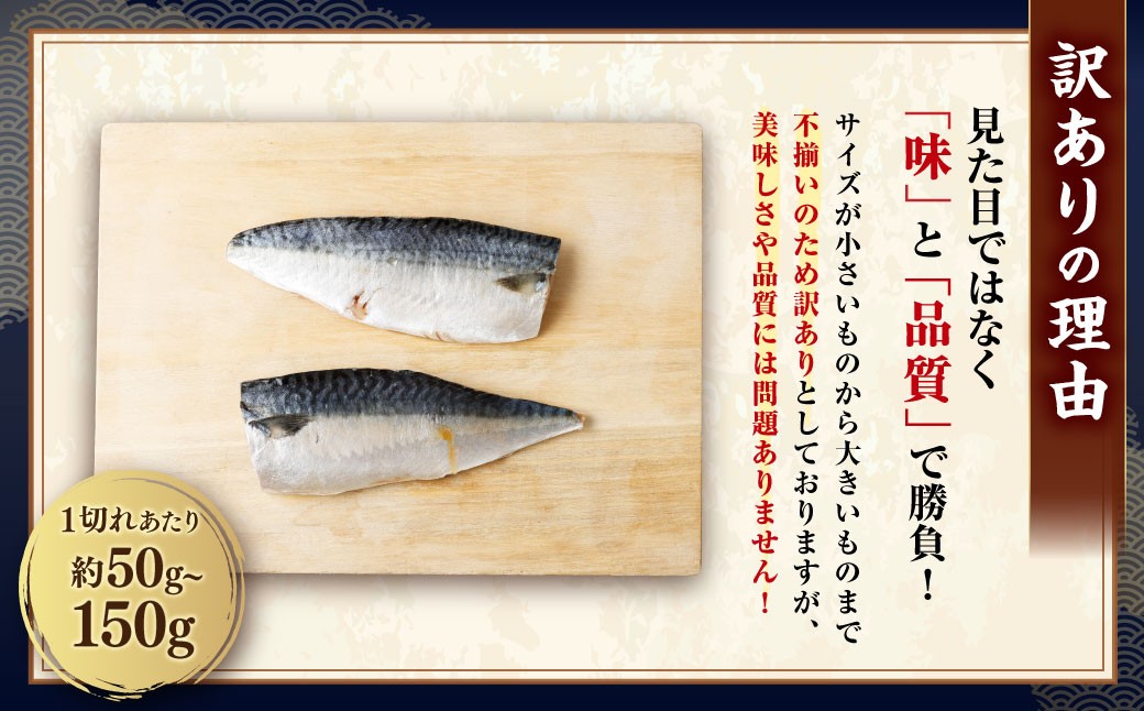 【6ヶ月定期便】【訳あり】国産 ふっくら 極み塩サバ 計約2kg