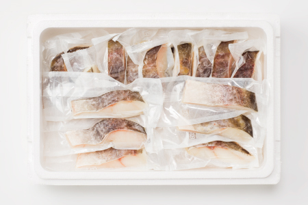 【北海道根室産】真鱈切身1切真空×18P G-09008