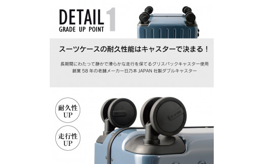G515 PC7000スーツケースLシルクホワイト 【5～7泊用 ！耐久性に優れたダブルキャスター】TSAロック 軽量 大型 大きいサイズ 大容量 旅行スーツケース キャリーバック 軽量 海外 国内 