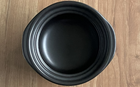 マジカル深土鍋 IH 2合炊き菊花 飴釉 - 土鍋でふっくらご飯！IH対応 水量目盛り線つき