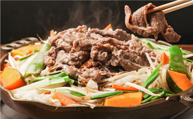 釧路産行者ニンニク入特製味付ジンギスカン500g×2 ふるさと納税 肉 F4F-0741