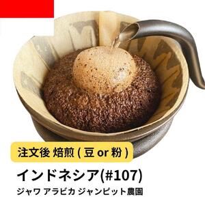 【豆】コーヒー #107 ジャワ アラビカ ジャンピット農園 310g 当日焙煎 大山珈琲