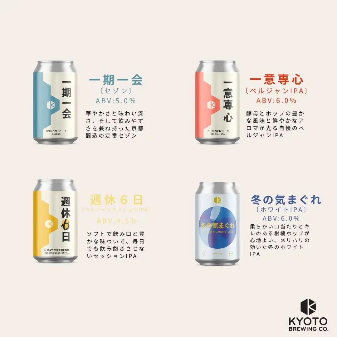 ＜年4回定期便＞京都発のクラフトビール!定番+季節のビールセット6本入｜地ビール  ベルギー×アメリカスタイル 人気