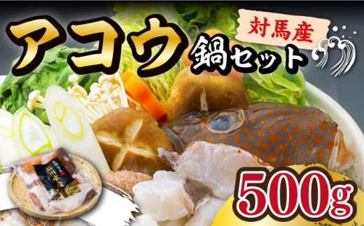 【 対馬産 】 アコウ （ キジハタ ） 鍋 セット 500g 《対馬市》【石川水産】 水炊き 高級 鮮度抜群 海鮮 [WAB002]新鮮 海鮮 冷凍 切身 キジハタ 希少魚 白身 あこう きじはた 対馬 海鮮鍋 水炊き 寄せ鍋 頭付き