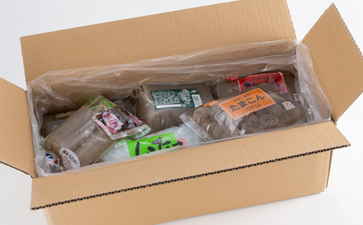 昔ながらの製法でつくる牧丘こんにゃくセット　計18袋【1657779】