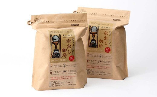 カフェインレス 水出し アイスコーヒー 35g×10個×2袋 計700g_イメージ2