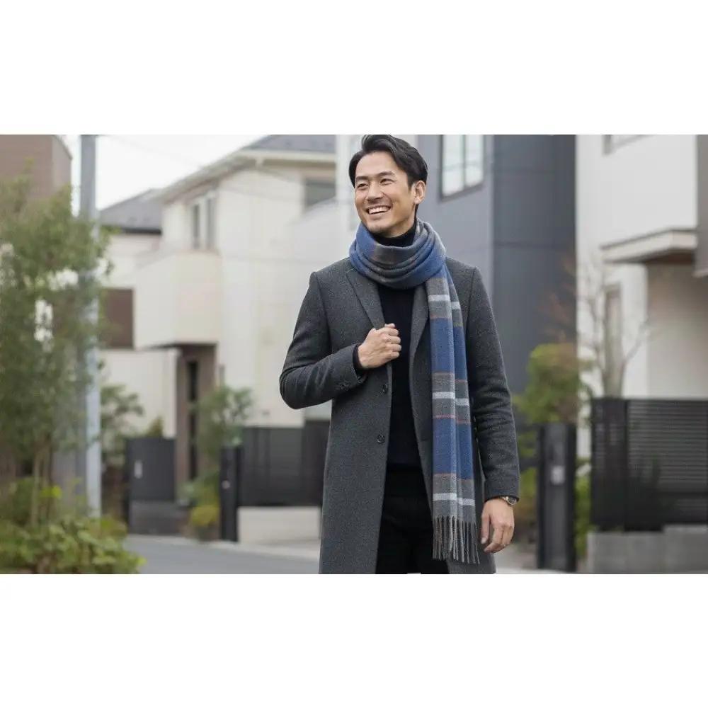 【神戸タータン】カシミヤストール