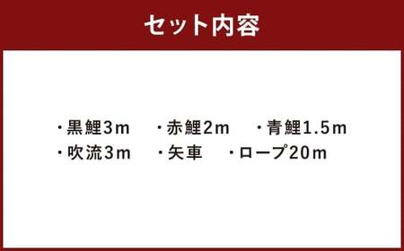 鯉のぼり（制覇3ｍ6点セット） 鯉のぼり セット 端午の節句 子供 お祝い 特別 福岡県 柳川市