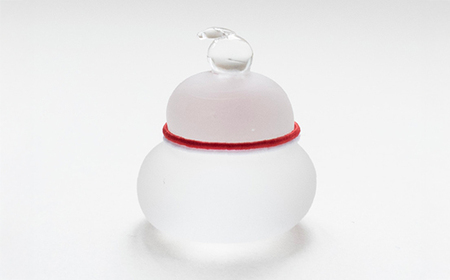 HARIO 鏡もち [HIO-K-F]｜耐熱 ガラス インテリア HARIO ハリオ 職人 繊細 置き物 置物 オブジェ 飾り物 雑貨 きれいめ おしゃれ かわいい 20代 30代 40代 贈答 プレ