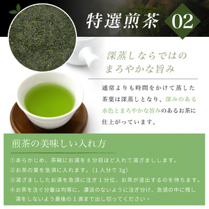 宇治茶 特撰玉露・特撰煎茶飲み比べセット 100g×2缶 (煎茶 緑茶