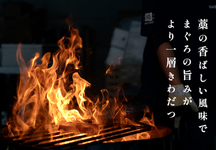 養殖本マグロの藁焼きたたき　赤身
