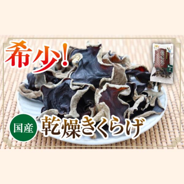 【ふるさと納税】乾燥きくらげ　40g×3パック