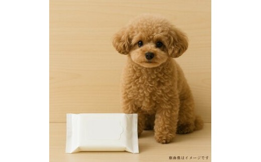 フリフリ　ペット用純水99％使用ウェットティッシュ（80枚3個パック）×12個