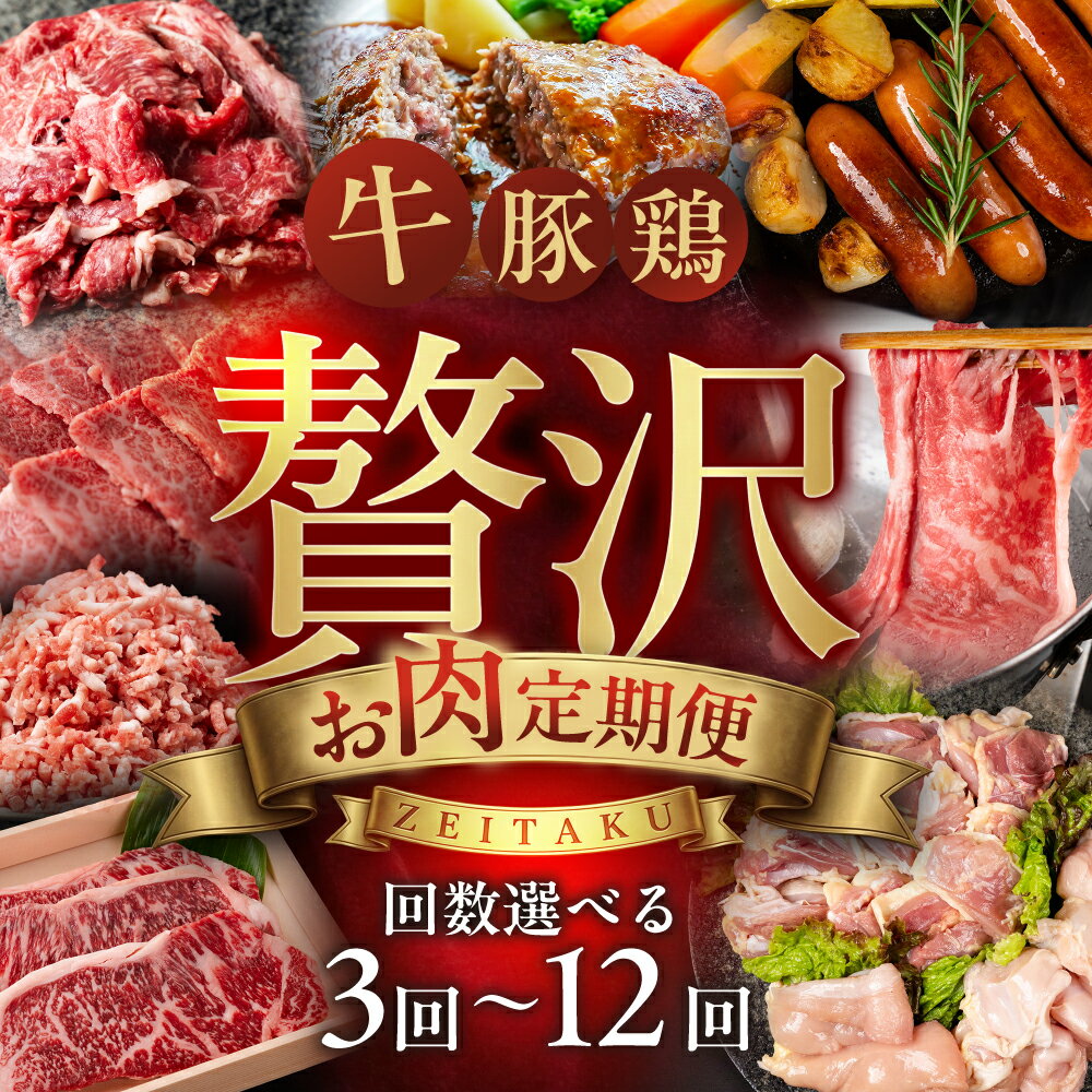 【ふるさと納税】特選！贅沢お肉定期便 3回 ~ 12回 肉 牛肉 豚肉 鶏肉 ブランド牛 サーロイン ロース バラ 焼肉 すき焼き ステーキ しゃぶしゃぶ 名古屋コーチン ミンチ 切り落とし 黒毛和牛 和牛 定期便 3ヶ月 12ヶ月 毎月お届け どうまい 愛知県 豊橋市 送料無料