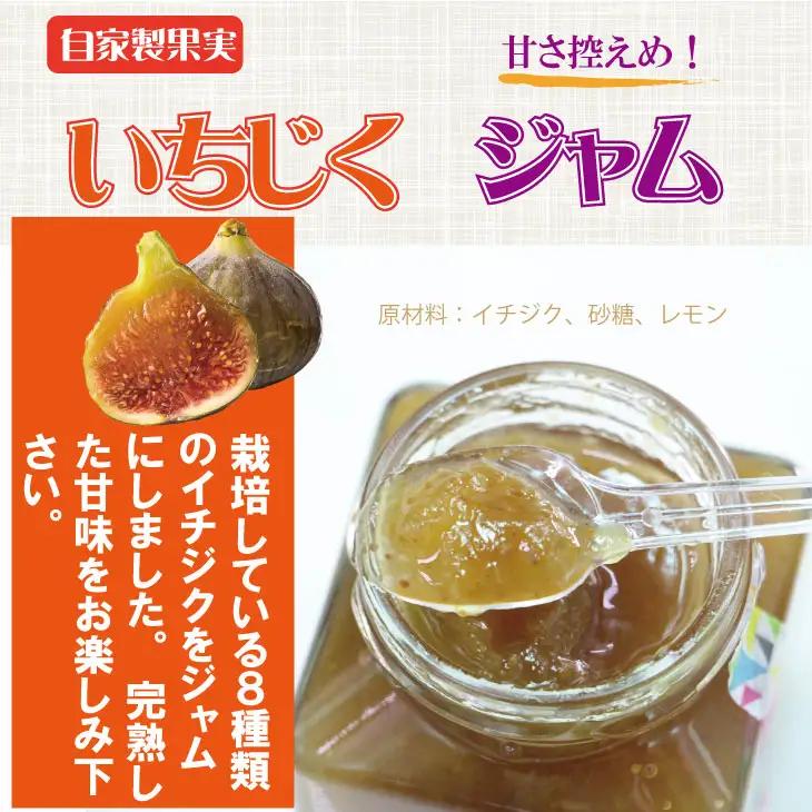 まるごと濃縮！いちじく ＆ ブルーベリー ジャム セット （190g×各2個） ジョブクリエイト ジャム B100-010