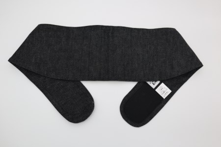 突起付き【腰ツボ】スポット Mサイズ（80～85cm）職人の手作り 簡単 装着 ウエストサポーター サポート シェイプベルト ストレッチデニム マジックテープ 軽量 伸縮性 通気性 抜群 ウォーキング