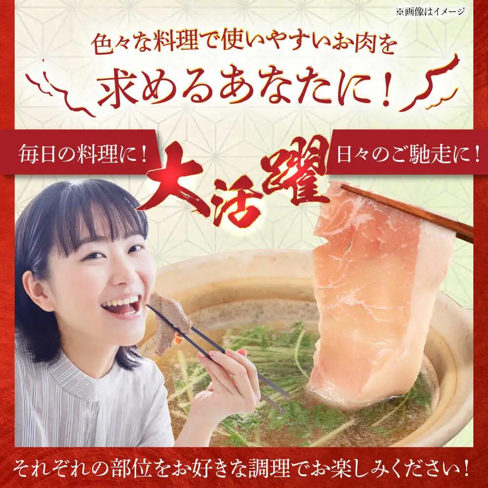 豚肉 糸島豚 バラエティ セット ( しゃぶしゃぶ / 肩ロース / とんかつ ) [AJD004] 豚肉 食べ比べ