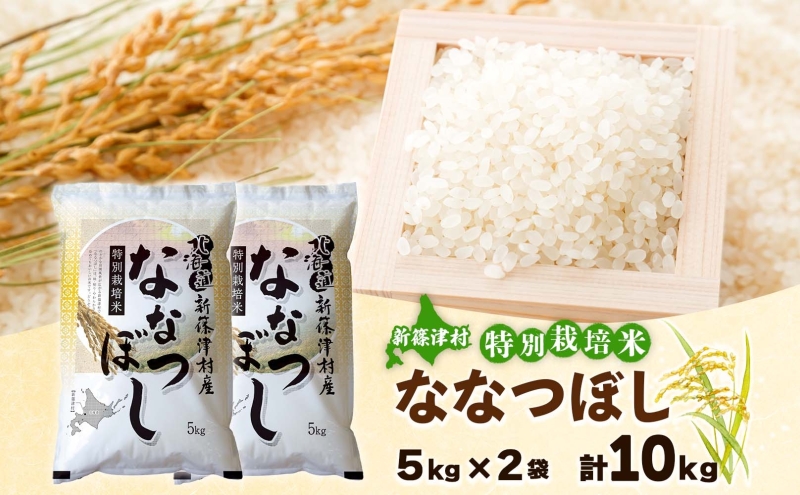 北海道 特別栽培 令和6年産 ななつぼし 10kg 精米 米 白米 お米 新米 ごはん ご飯 ライス 道産米 ブランド米 新しのつ米 ふっくら 食味ランキング  産地直送 お取り寄せ カワサキ森田屋 