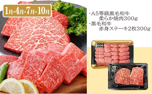 定期便3回配送　お肉とお魚よりどり定期便 LL-6016【1498567】 _ 黒毛和牛 黒豚 マグロ 鰹 かつお タタキ ハンバーグ 焼肉 ロース ミンチ 本マグロ 中トロ 焼肉 セット 食べ比べ 