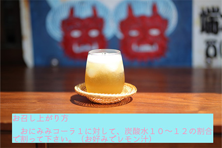 おにみみコーラ（１０倍希釈用）　ギフト鬼の角つつみ２本セット≪今井町 クラフトコーラ コーラの素≫※着日指定不可