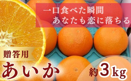 【 先行予約 】【訳あり】農家直送 名前だけが訳あり あいか 3kg 贈答用 | 紅まどんな と同種 みかん愛媛 松山 フルーツ 果物 くだもの 3キロ 数量限定 期間限定 送料無料 柑橘 みかん フルーツ 果物 みかん ランキング 2024年度【MM0031】