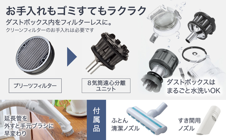 サイクロン式キャニスター掃除機 MC-SR640K-W Panasonic パナソニック 滋賀県 東近江市 AG-B02 掃除機 サイクロン キャニスター お手入れ不要 ダブルメタル からまないブラシ