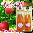 【ふるさと納税】山形 赤い果実 すもも(リキュール) 720ml×2本セット【秀鳳酒造場】 fz22-504 酒 お酒 お取り寄せ 送料無料