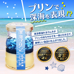プリン 6個 セット 沼津深海プリン工房 深い海 と 深い苺 プリン