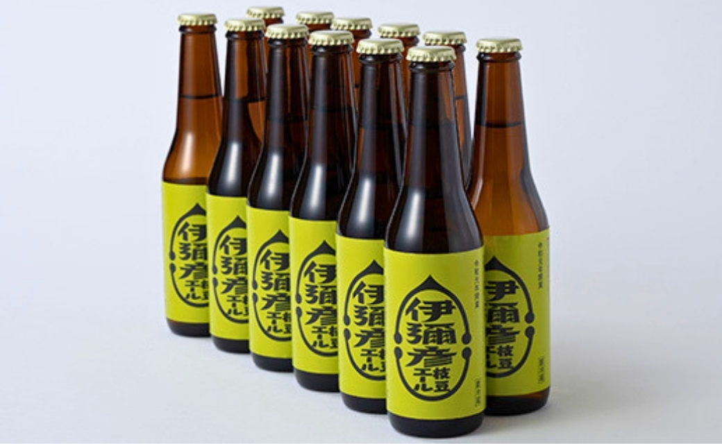弥彦村初のクラフトビール(発泡酒)伊彌彦枝豆エール12本セット | 新潟県 弥彦村