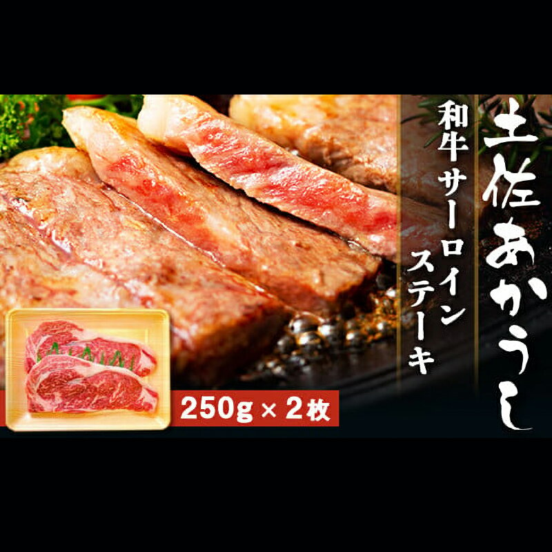 【ふるさと納税】 土佐あかうし 和牛サーロイン／ステーキ 500g（250g×2枚） | 土佐あかうし あか牛 赤身 和牛 希少 幻 和牛 脂 さっぱり 旨味 ヘルシー 高タンパク 贅沢 グルメ 日本酒 贈り物 ギフト 贈答 高知県 産地直送 数量限定