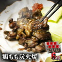 【ふるさと納税】鶏もも 炭火焼き 100g×6袋 宮崎名物炭火焼 厳選 国産鶏 熟練 職人 手焼き 岩塩ベース ブレンド 調味料 お肉 国産 食品 畜産物 宮崎県 宮崎市 送料無料