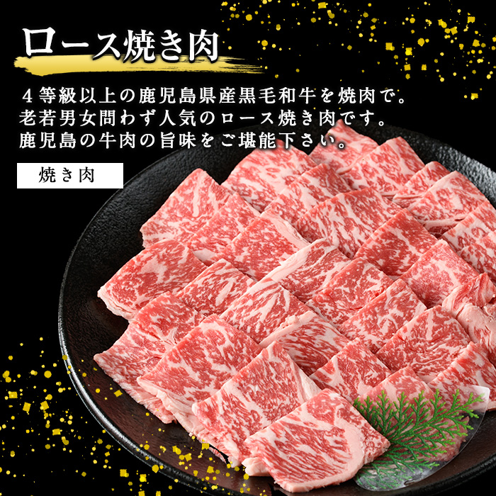 鹿児島県産　黒毛和牛ロース焼肉400g_starzen-6079