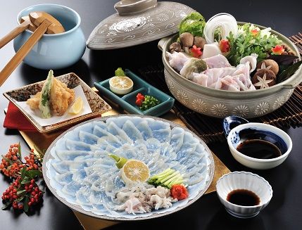 御宿はなわらび　天然とらふぐ てっさ・てっちりセット　3～4人前_HA1010