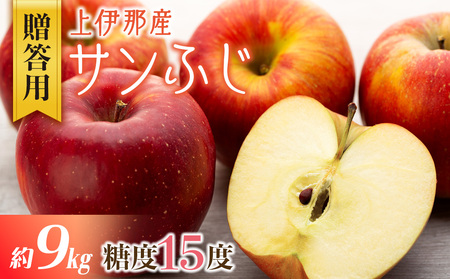 りんご 9kg サンふじ 贈答用 りんご