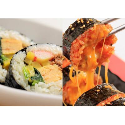 ふるさと納税 北九州市 お家で本格韓国料理!韓国風もつ鍋とキンパのセット(北九州市) |  | 03