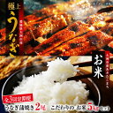 【ふるさと納税】【全3回定期便】 国産うなぎ ！秘伝のタレで焼き上げた「うなぎ蒲焼き2尾」と生産者こだわりの「お米 5kg」セット 国産うなぎ うなぎ蒲焼 鰻重 うな丼 お米 \レビューキャンペーン中/愛媛県大洲市/有限会社 樽井旅館[AGAH008]