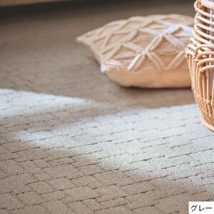 G178(グレー:200×250) 防虫・防ダニ・防カビ・抗菌のマルチ機能デザインラグ 2サイズ（グレー:200×250）