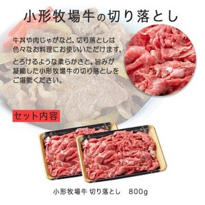 【牛匠 小形牧場牛】切り落とし 800g【配送不可地域：離島・沖縄県】【1629355】