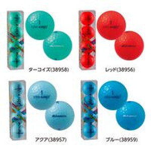 ゴルフボール  KIRA MAX 12球入 3ダース 【カラー：レッド】 ゴルフ キャスコ kasco