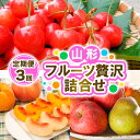 【ふるさと納税】【定期便3回】山形フルーツ 贅沢詰合せ FY24-005