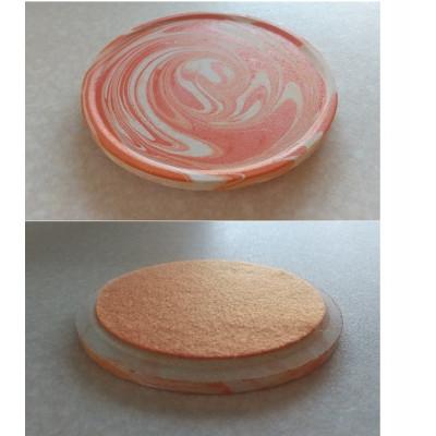 ふるさと納税 稚内市 珪藻土コースター A-rto C(アールトシー)　オレンジ2枚セット |  | 02