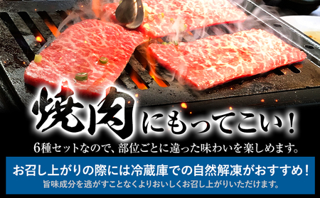 博多和牛 希少部位 おまかせ 6種 セット 株式会社木村食品《90日以内に出荷予定(土日祝除く)》小竹町 博多和牛 牛肉 焼肉用 焼肉 カルビ 上カルビ カイノミ ミスジ フランク トウガラシ トモサ