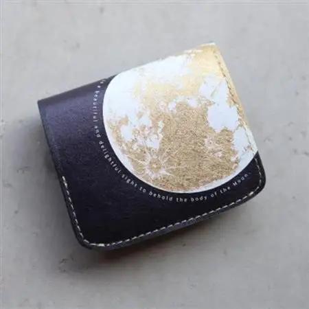 クアトロガッツ ミニ財布 小さいふ。コンチャ 月面着陸 JAPANレザー_装飾品・工芸品 財布 服飾小物 _【1615984】