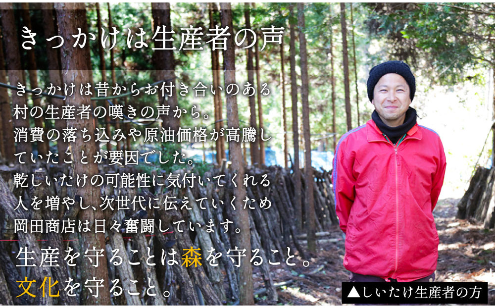 宮崎県産 乾椎茸 ギフト どんこ 「TD-20」 165g 肉厚 [岡田商店 宮崎県 美郷町 31ac0059] 乾燥 干し椎茸 干ししいたけ 国内産 九州産 宮崎県産 ギフト 贈り物 贈答用 プレゼ