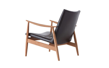 【Ritzwell】RIVAGE　EASY CHAIR　-ブラックチェリー材- 椅子 スツール[AYG039]