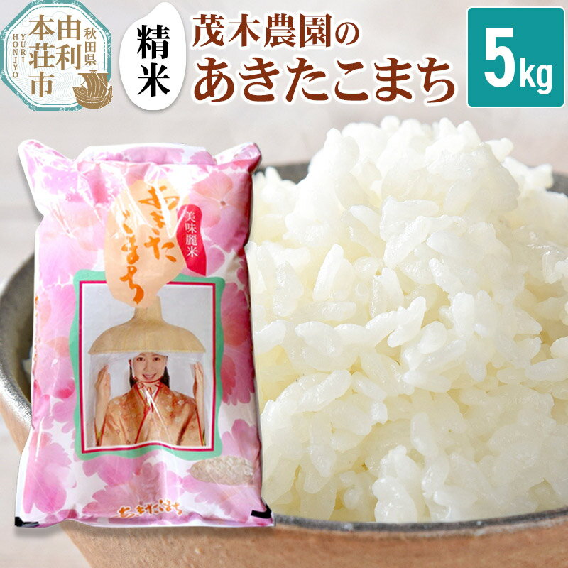 【ふるさと納税】《令和7年産》【精米】 あきたこまち 秋田県産 茂木農園のあきたこまち 精米 5kg
