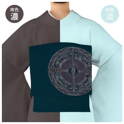 ふるさと納税 京都市 【和装振興応援プロジェクト】歳時記12月3「大晦日」京手描友禅 染帯|染帯 着物 織物 人気 |  | 01