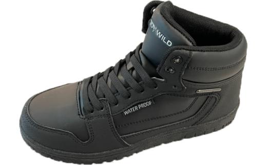 ハイカットスニーカー　BLS5548（ブラック、23.5cm）