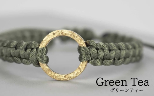 Bracelet -The SUN- Green Tea ゴールド ブレスレット 母の日 ギフト プレゼント 【グリーンティー】