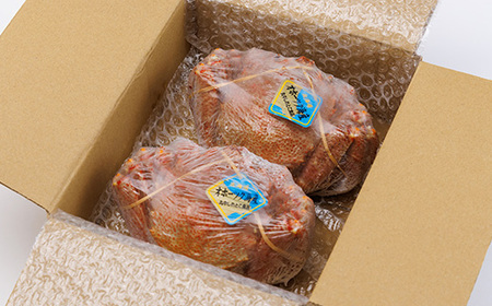 北海道産　浜茹で毛ガニ　350g前後×2尾_魚介・海産物 毛ガニ カニ けがに 毛蟹_【配送不可地域：離島・沖縄県】【1272323】